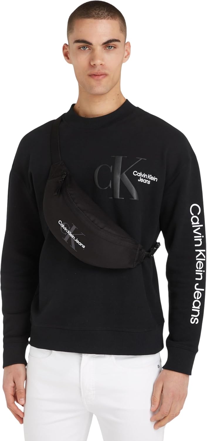 Calvin Klein Jeans Men SPORT ESSENTIALS WAISTBAG38 M, Black, One Size Einheitsgrösse, Einheitsgrösse