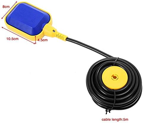 Kabel Schwimmerschalter Wasserstandsregler, 5M 15 (8) A 250V Schwimmerschalter Pumpe Tauchpumpen für