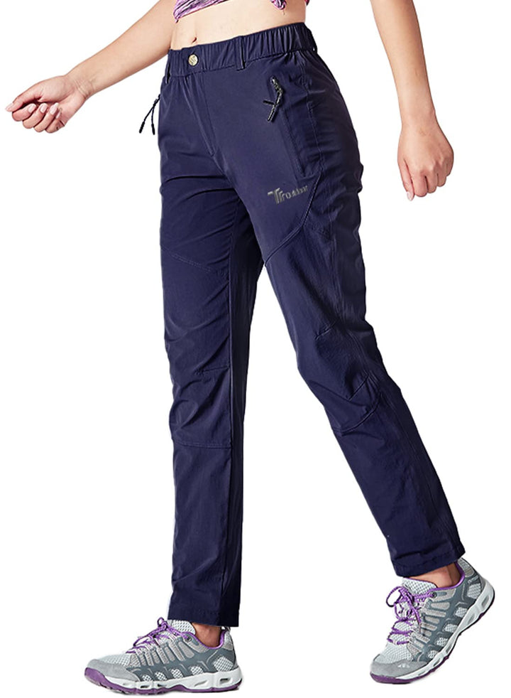 YSENTO Damen Wanderhose Outdoorhose Wasserdicht Schnelltrockend Stretch Trekkinghose Funktionshose m