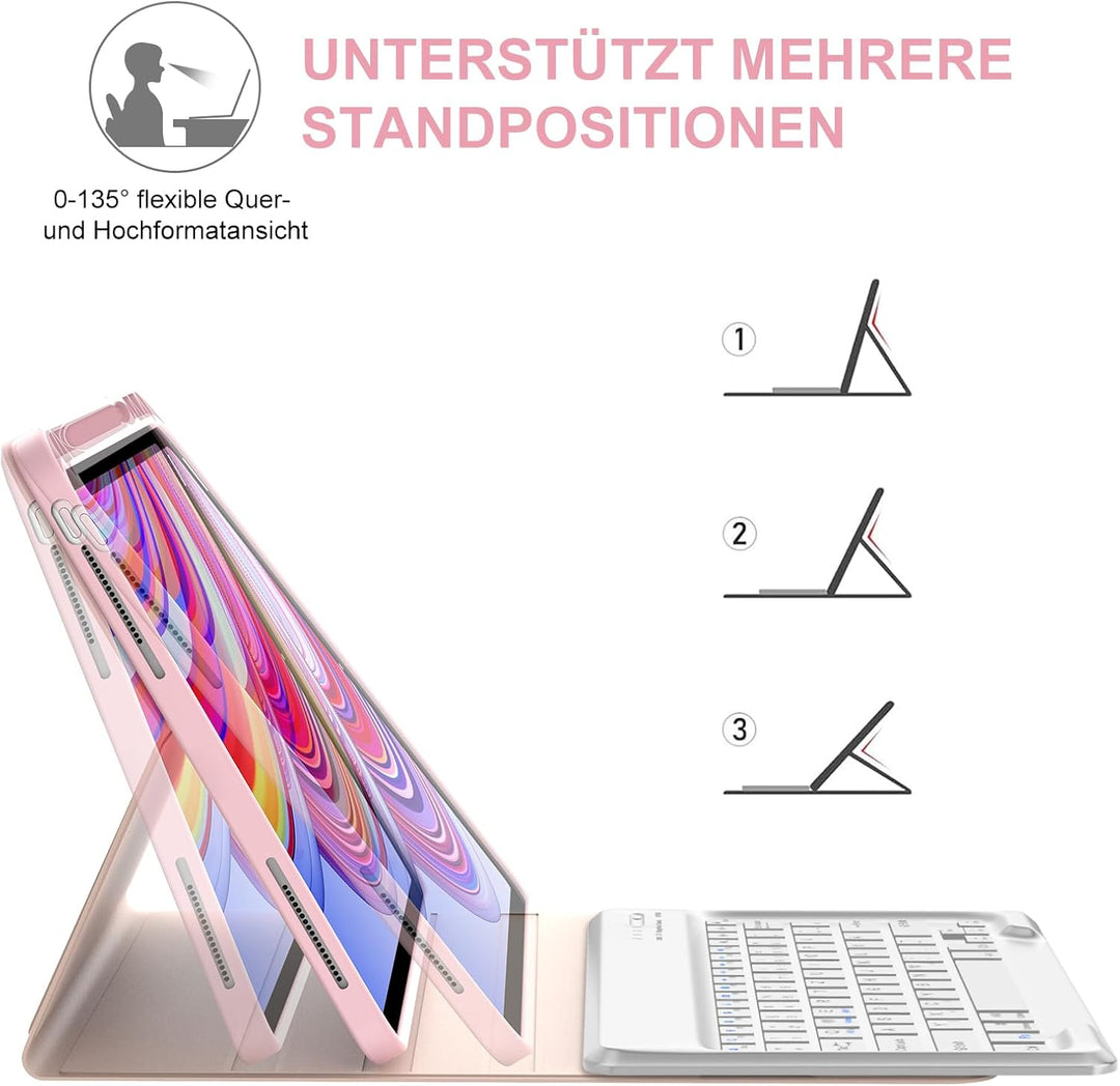 IVEOPPE Tastatur für Redmi Pad Pro 12.1, Hülle Tastatur für Redmi Pad Pro 2024, Bluetooth Magnetisch