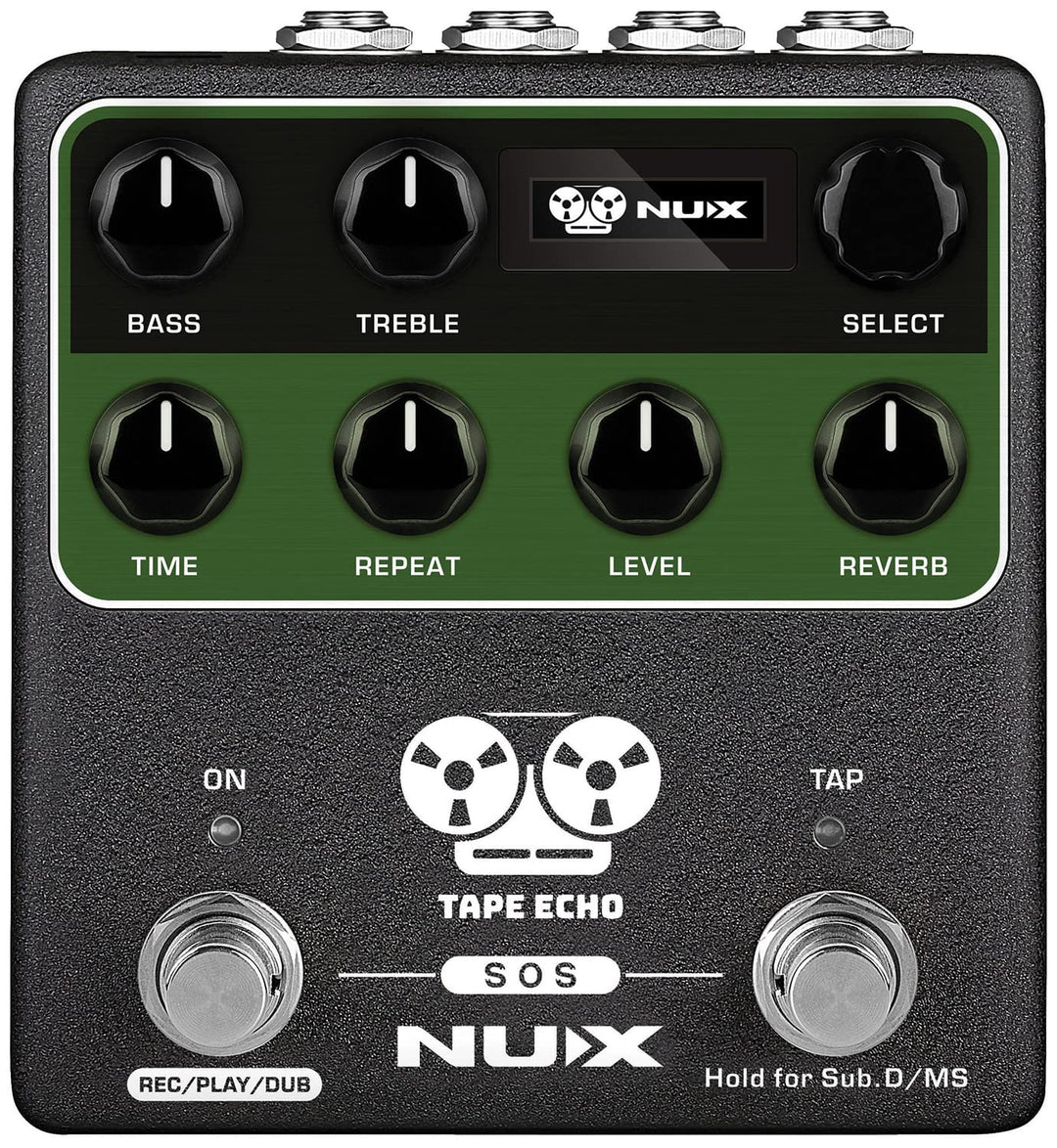 NUX - NDD7 – Tape Echo Pedal mit Midi, Grün