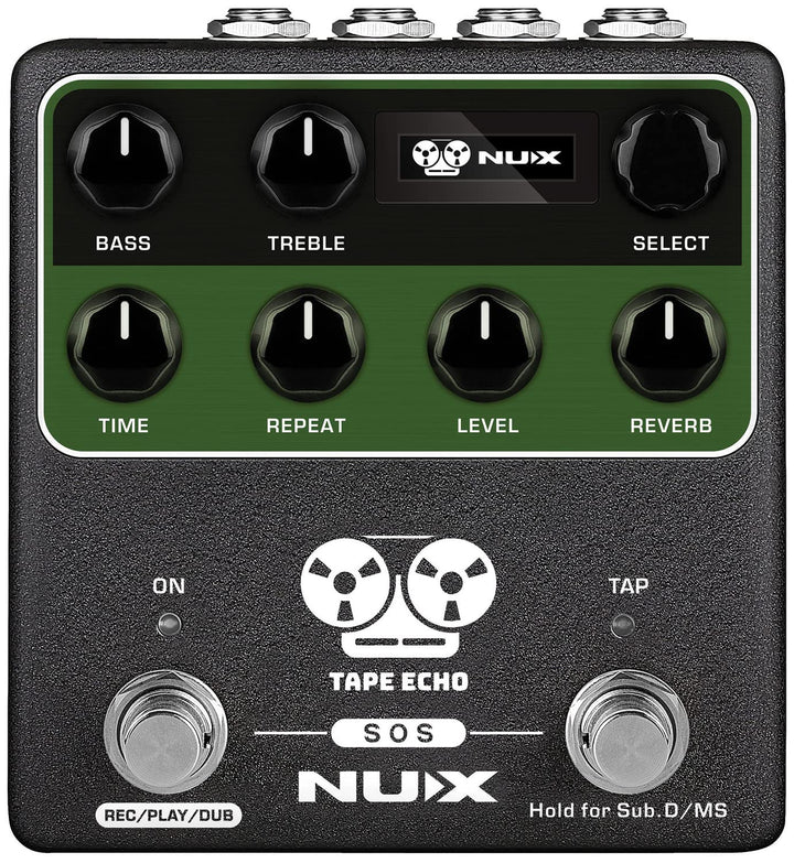 NUX - NDD7 – Tape Echo Pedal mit Midi, Grün