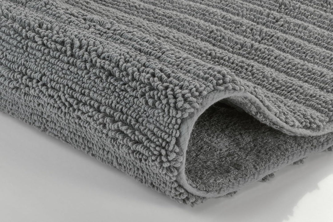 Kleine Wolke Badteppich Yara, Farbe: Schiefer, Material: 100% Baumwolle, Grösse: 50x 60 cm 50x 60 cm