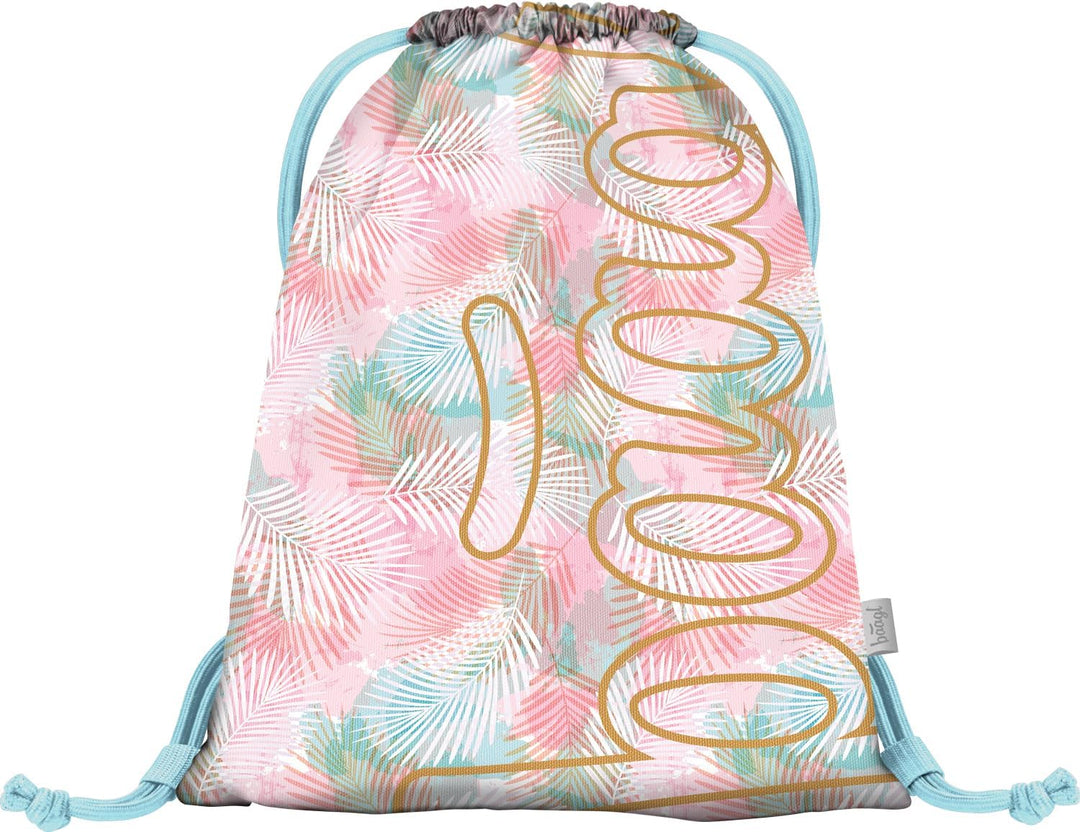 Baagl Airy Plus Schulranzen-Set 5-teilig, 25 l, ab 130 cm (Sunset) | Isoliertes Snackfach; Magnetver