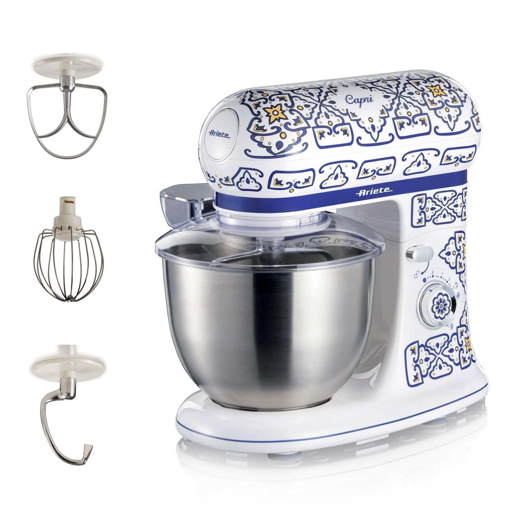Ariete Knetmaschine 1588, Capri ‎blau und Weiss, ‎blau und Weiss