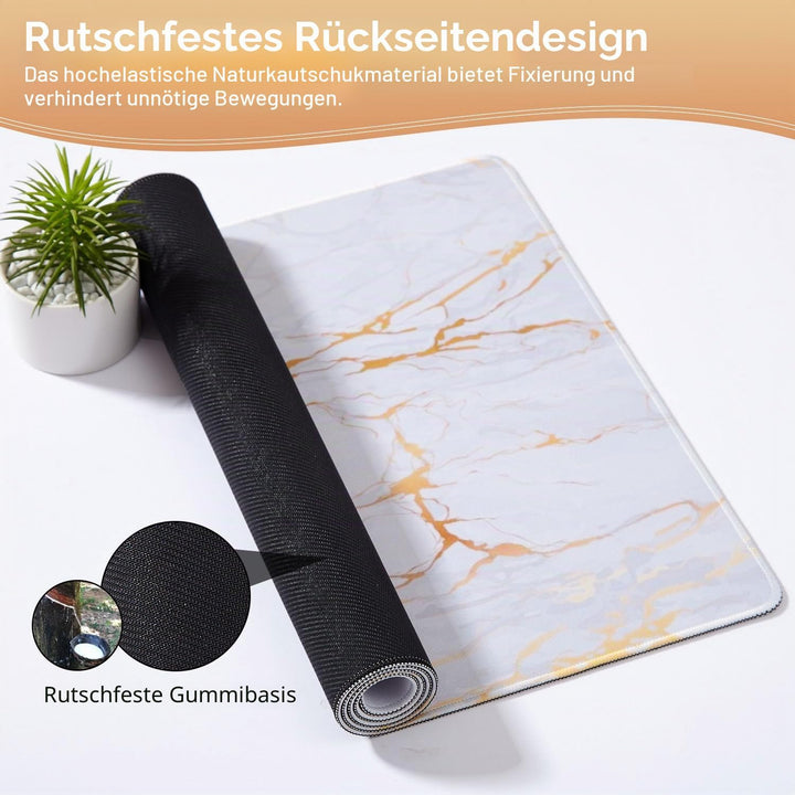 Schreibtischunterlage Mauspad, Mauspad XXXL 900 x 400mm, Mausunterlage Gross, Gaming Mouse Pad, Ausl