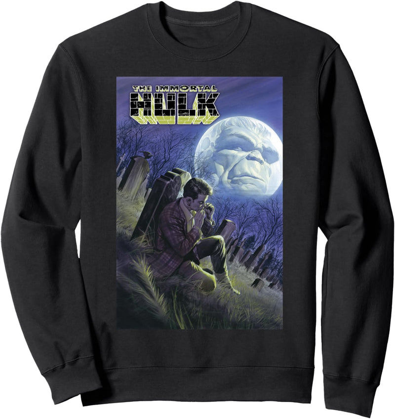 Marvel The Incredible Hulk Moon Comic Cover Sweatshirt