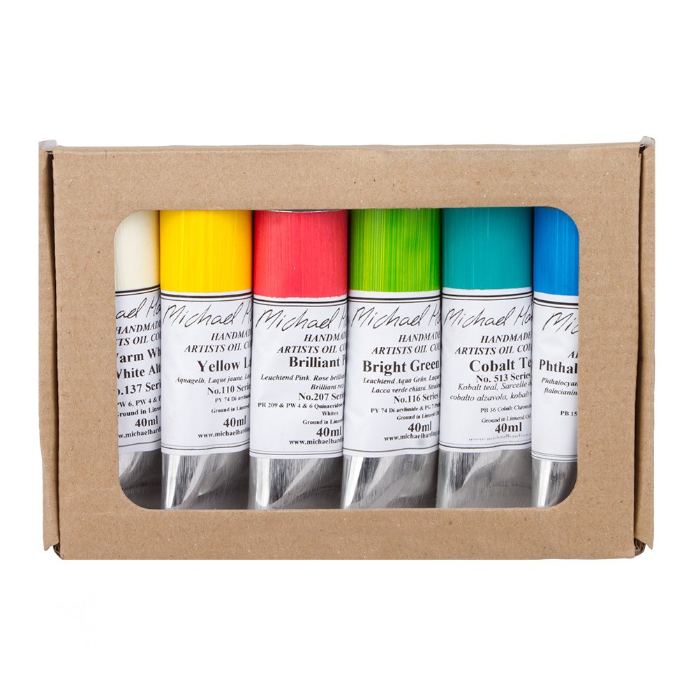 Michael Harding : Oil Paint : Bermuda/Tropical Set : 6x40ml
