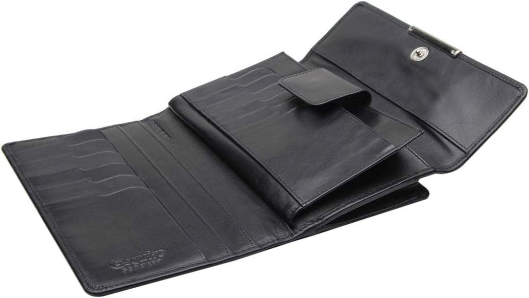 Esquire Helena Damenlangbörse 18 cm schwarz, Schwarz