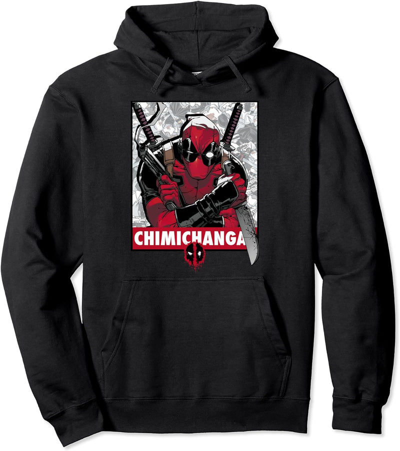 Marvel Deadpool Chimichangas Poster Pullover Hoodie