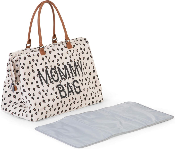 CHILDHOME Mommy Bag, Wickeltasche, Mutterschaft, Reisetasche, grosse Kapazität, Wickelunterlage, ver