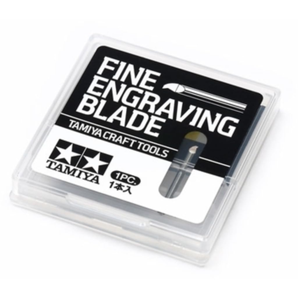 Tamiya 74162 Gravurklinge 0,25mm/ 2mm Schaft/L.25mm - Modellbau,Zubehör, Bastelwerkzeuge, hochwertig
