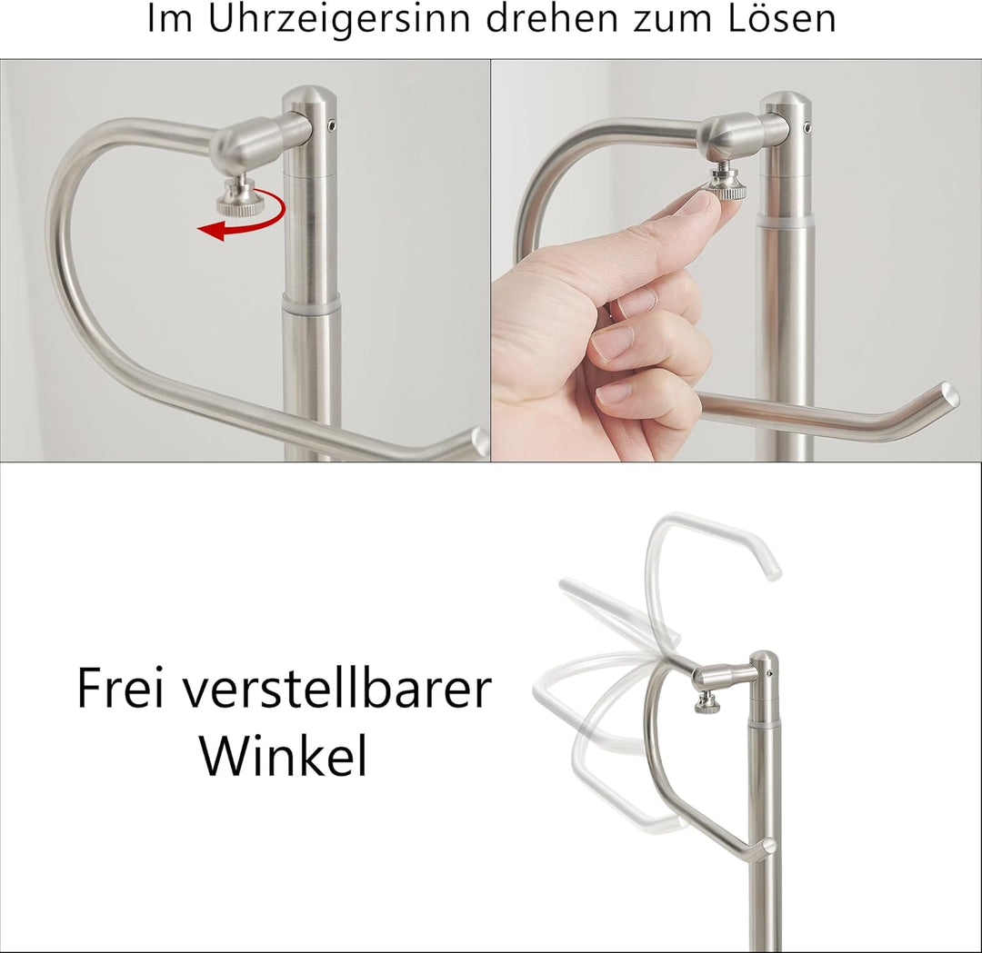 RFOUO Hand Towel Holder Stand Counter, Handtuchständer Für Die Arbeitsplatte, Geeignet Für Waschbeck
