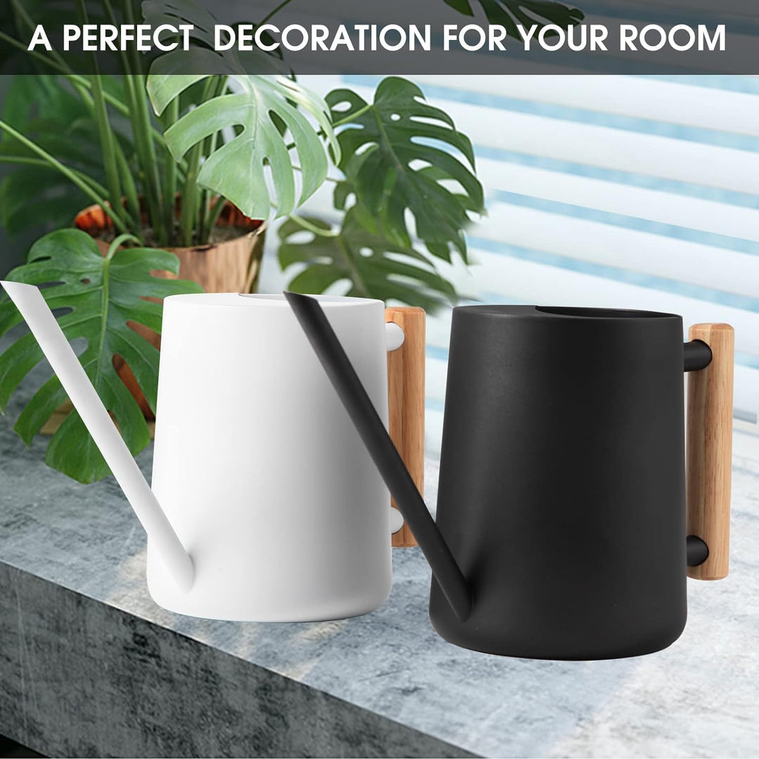 Giesskanne Zimmerpflanzen, 1000ml Metall Edelstahl Giesskanne Kleine Moderne Bewässerung Topf mit la