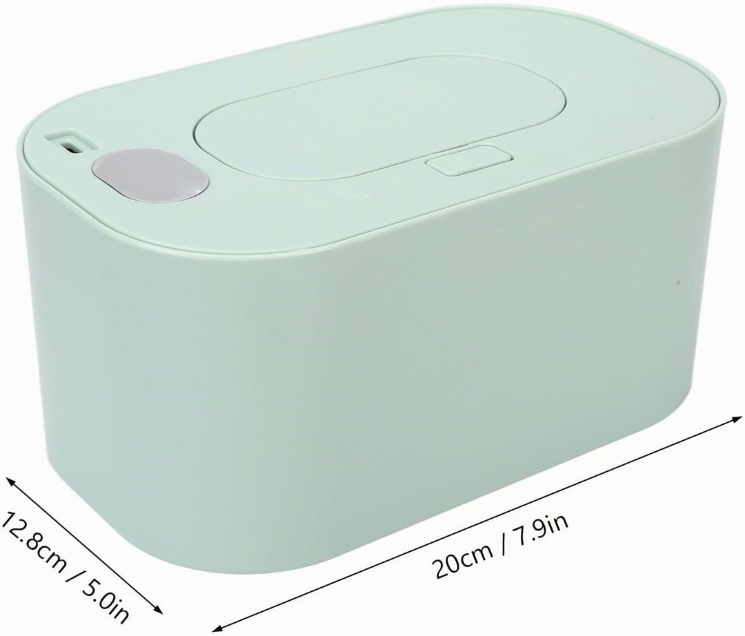 Tragbare Feuchttücher-Heizung, Heizbox mit Konstanter Temperatur für den Haushalt (Grün), Grün