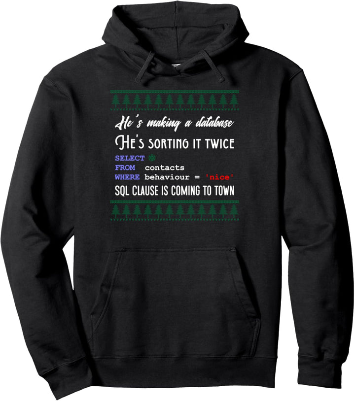 Witziges SQL Programmierer Datenbank Admin IT DBA Pullover Hoodie