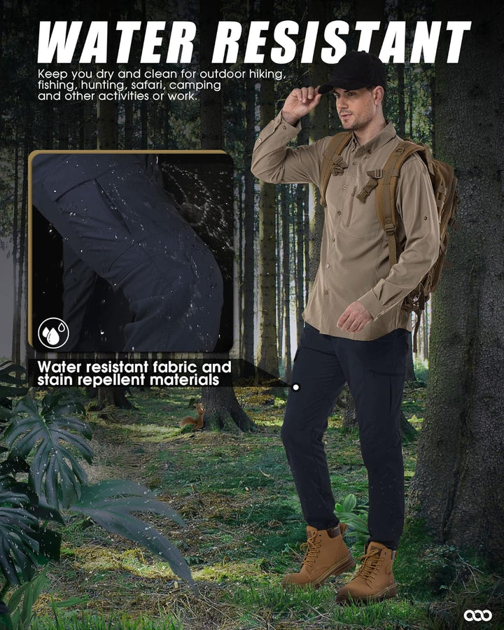 33,000ft Wanderhose Herren Wetterfest Outdoorhose Atmungsaktiv Cargohose Trekkinghose Winddichte Arb