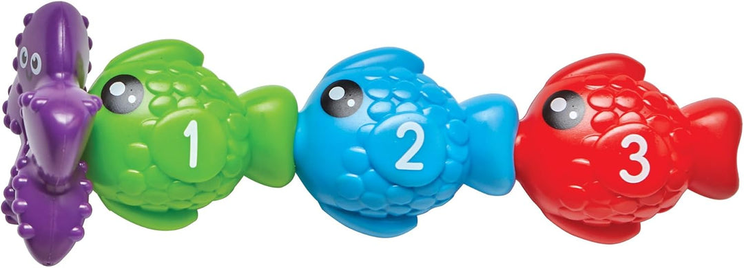 Learning Resources Steve der Schaufel- und Spritzhai, 7-teilig, ab 18 Monaten, Lernspielzeug für Kle