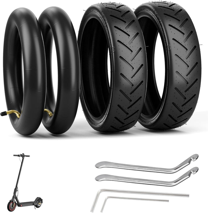 OUXI 4pcs E-Scooter-Reifen 8 1/2 Reifen mit Reifen und Schlauchpaket E-Scooter Ersatzschlauch+Reifen