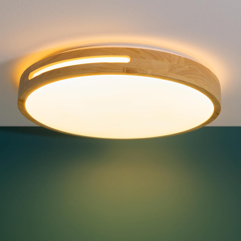 Lightbox LED Deckenlampe - per Wandschalter in 3 Stufen dimmbar - Deckenleuchte mit warmweisser Lich