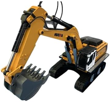 s-idee® Vollmetall Bagger Huina 1599 1:14 23 Kanal mit Sound Huina 599 Metallbagger