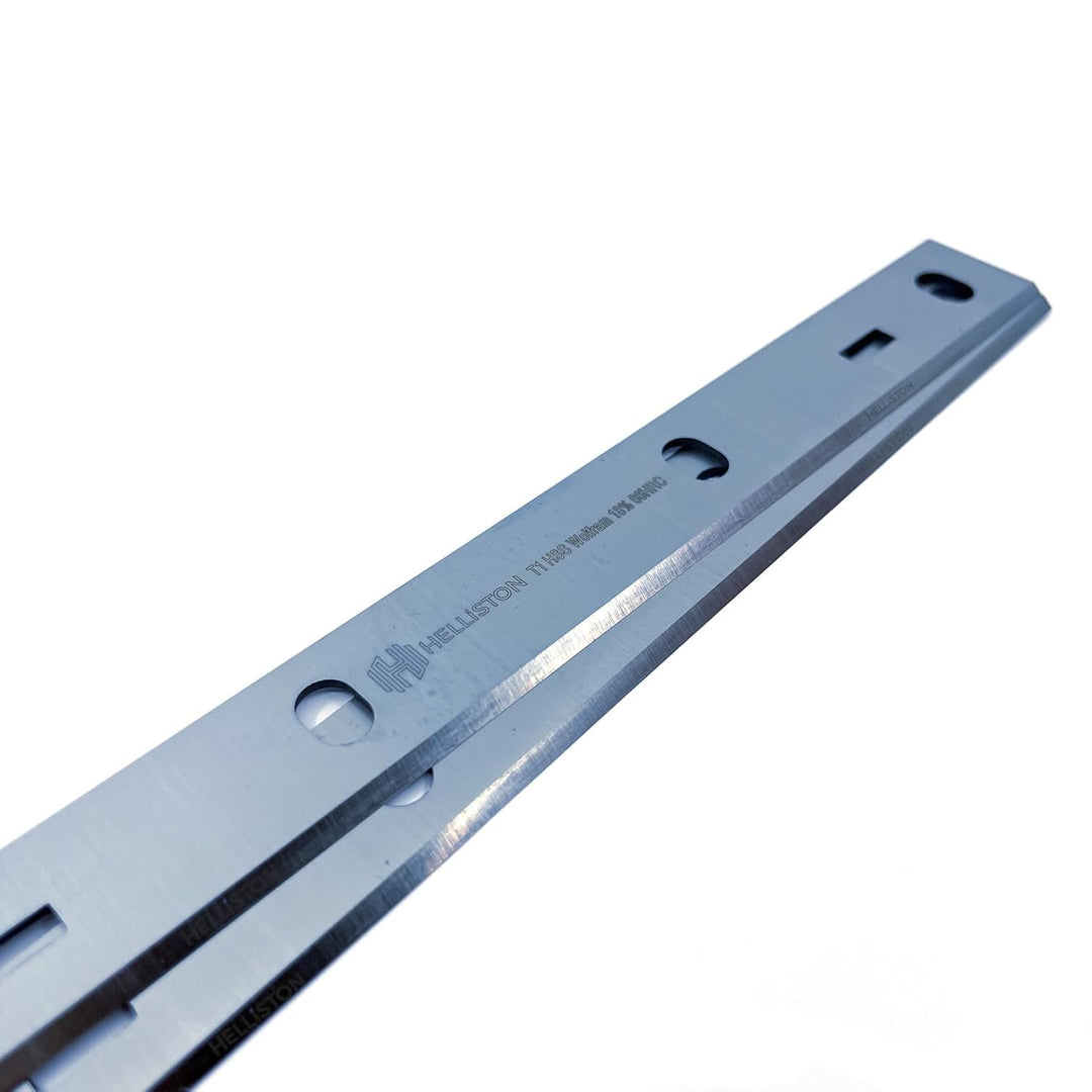 T1 W18% Hobelmesser für Parkside PADM A1 1250W, HSS Wolfram 18%, 210x22x1,8mm (1 Satz = 2 Hobelmesse