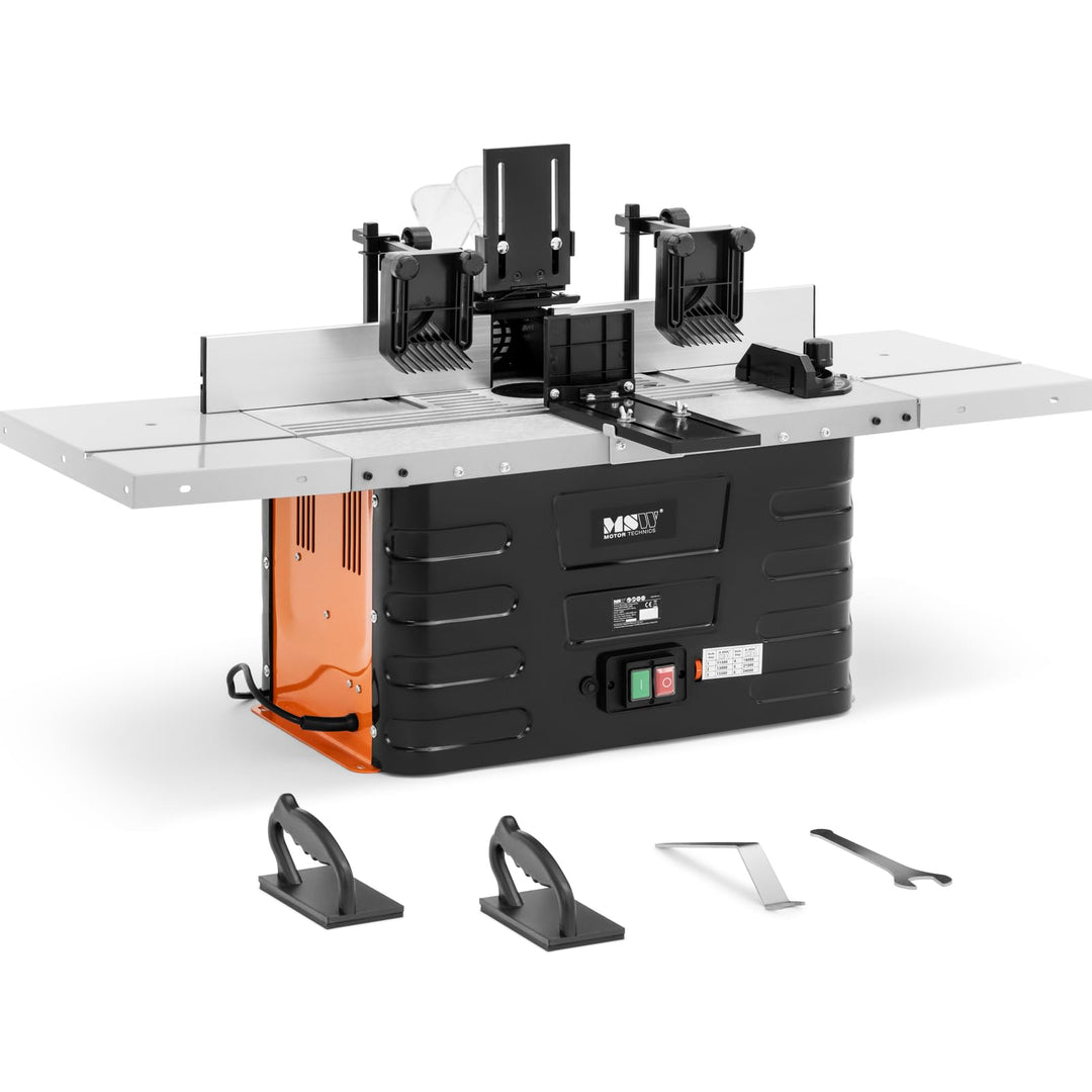 MSW MSW-WOBD-1500Y Tischfräse - 1500 W - bis 24 000 U/min Tischfräser Holzfräser Tischfräse Holz Tis