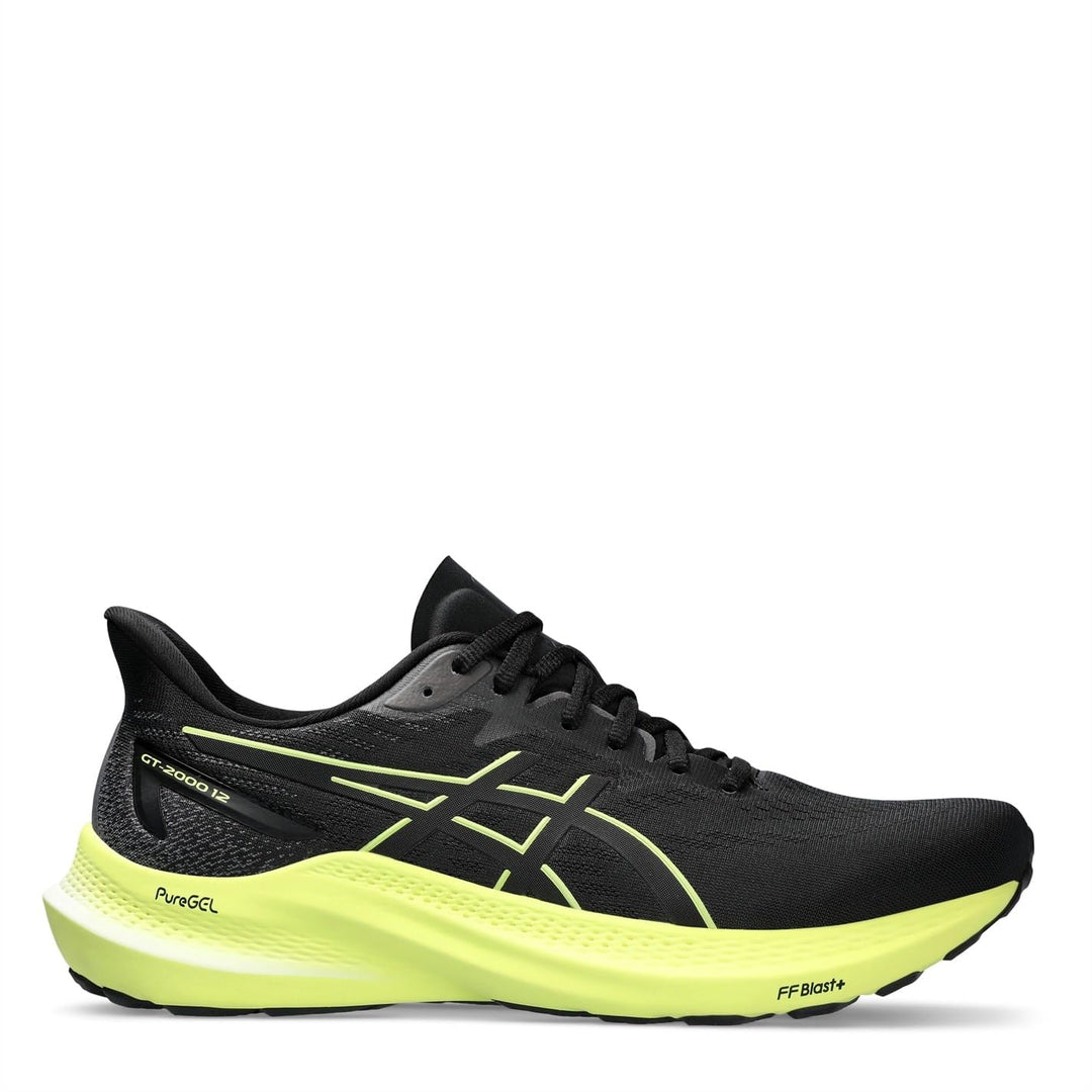 ASICS GT-2000 12 Midnight/DIGITAL Aqua, 41.5 EU Black Glow Yellow