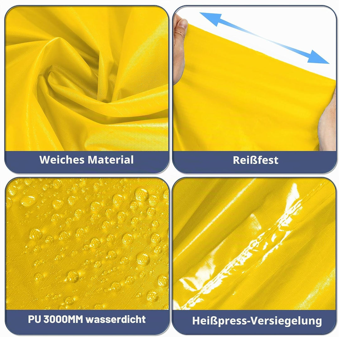 Regenponcho Wasserdicht Regencape mit Kapuze Multifunktionales Regenmantel Wiederverwendbar Regenkle