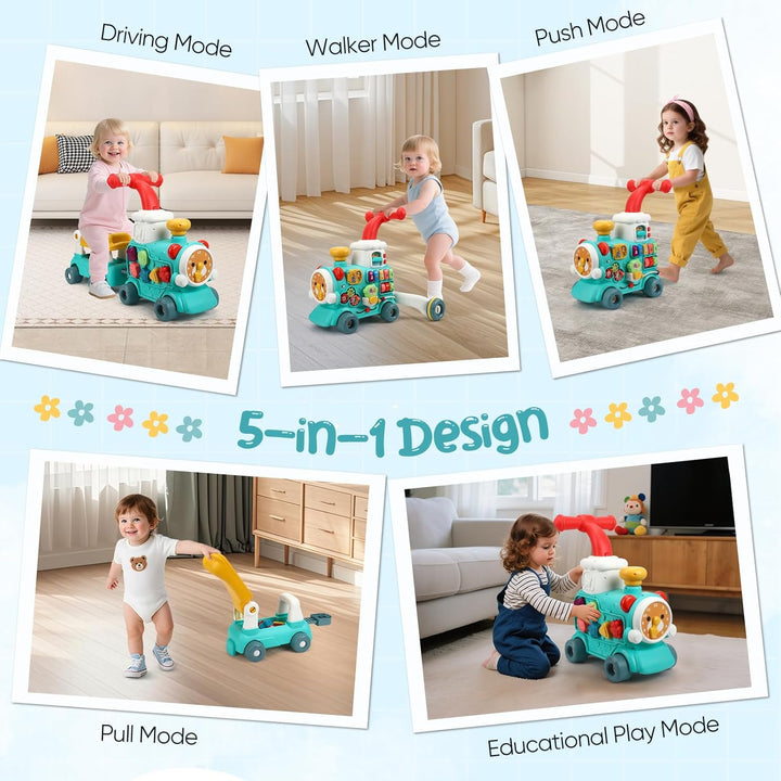 Lauflernhilfe für Babys, 5-in-1, abnehmbarer Lauflerner, Spielzeug für Aktivität und Entwicklung, La