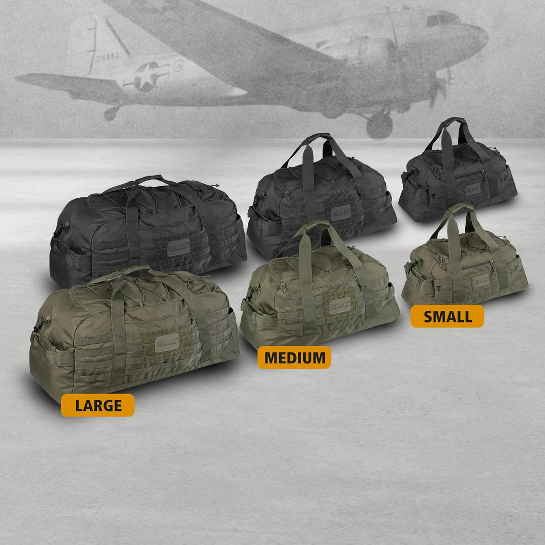Mil-Tec Combat Fliegertasche Einheitsgrösse Schwarz, Einheitsgrösse Schwarz