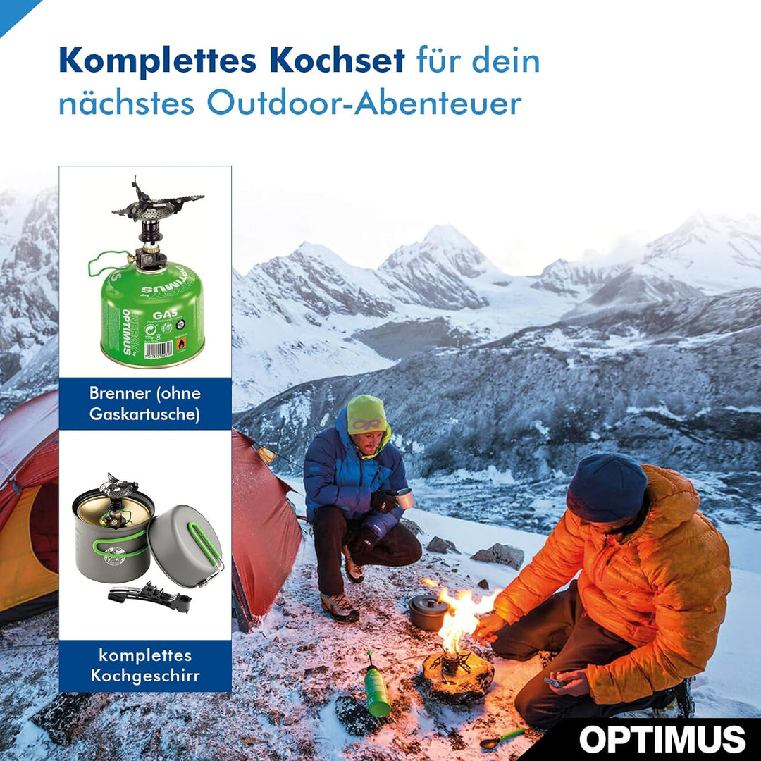 Optimus 8019743 Crux Weekend HE Kochsystem Kocher mit