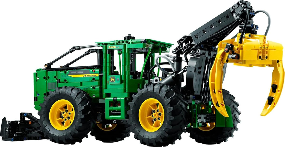 Lego Technic 2er Set: 42157 John De 948L-II Skidder & 30655 Gabelstapler mit Palette Polybag