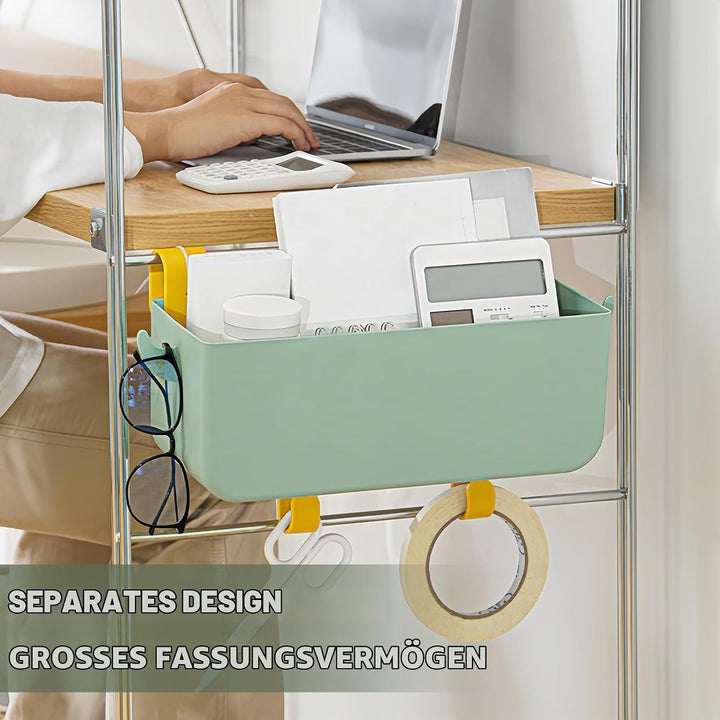 Nachttisch Caddy zum Aufhängen: Bett Organizer Zum Einhänge Mit Haken, Robuste Hängebett Organizer A