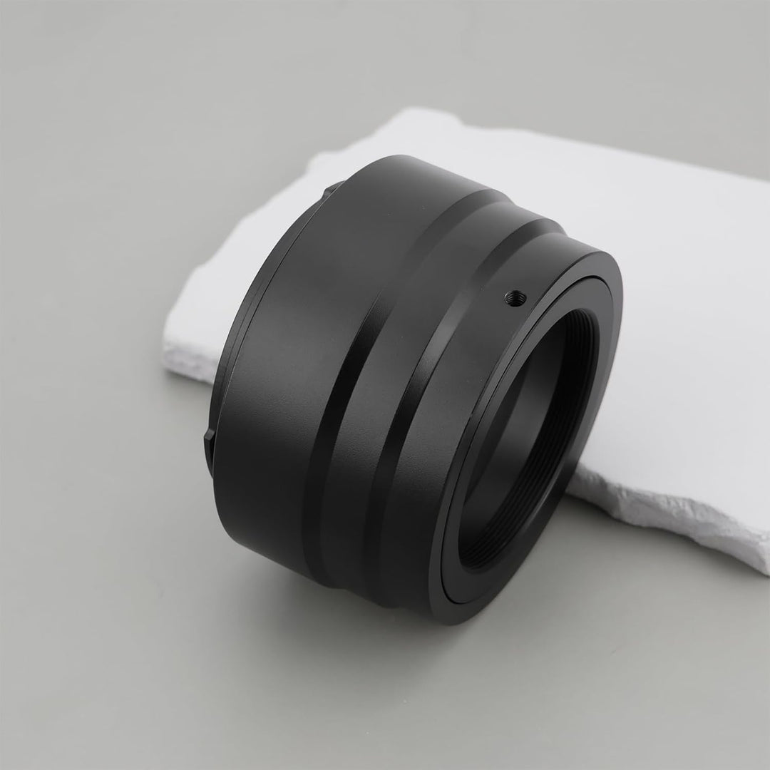 T2 auf EOS RF Mount Objektivadapter kompatibel mit Canon EOS R spiegellose Kamera Legierung Schraubm