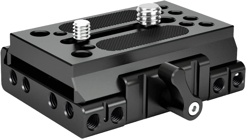 Quick Release Baseplate,NICEYRIG Kamera Schnellwechselplatte für Manfrotto 577 501 504 701 Für Stati