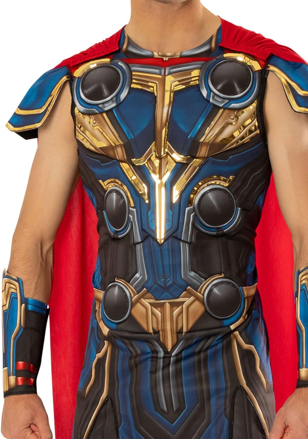 Rubies Offizielles Marvel Thor Love & Thunder Film, Thor Deluxe Herren-Kostüm, Erwachsenenkostüm – S