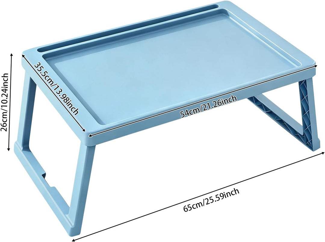 Betttablett klappbar – Frühstück im Bett &amp; Laptop-Arbeit | Serviertablett aus robustem Kunststoff, 5