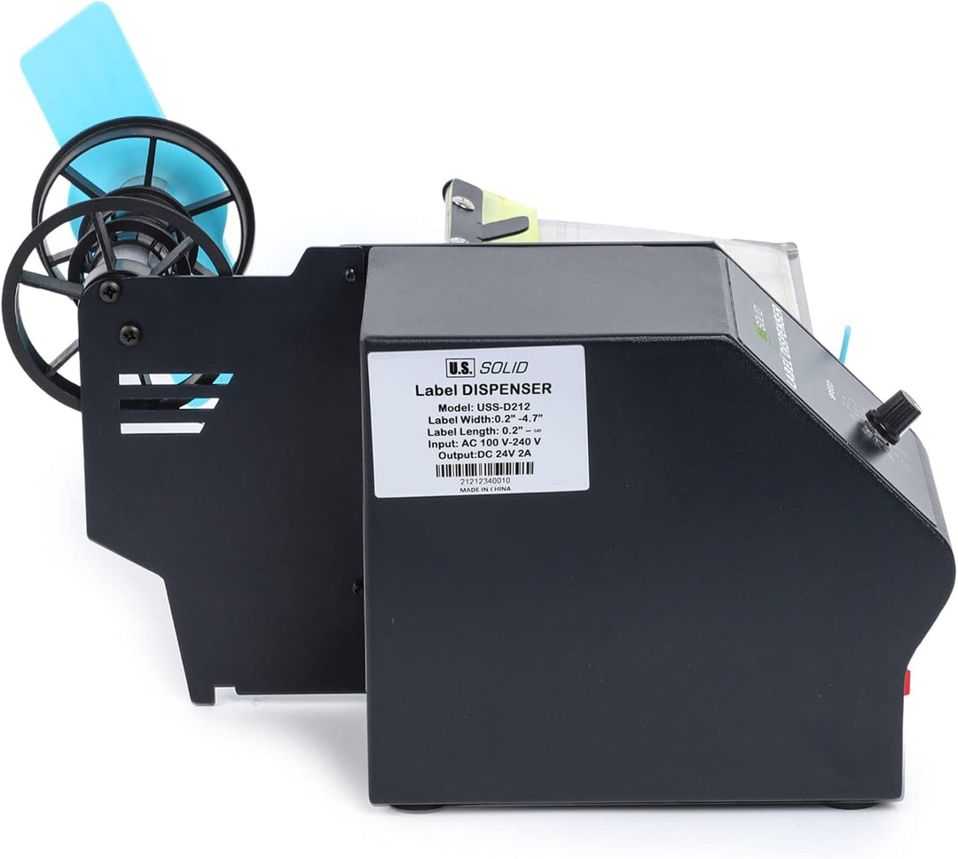U.S. Solid Automatischer Etikettenspender für Rollen und Fanfold Label- Transparente und undurchsich