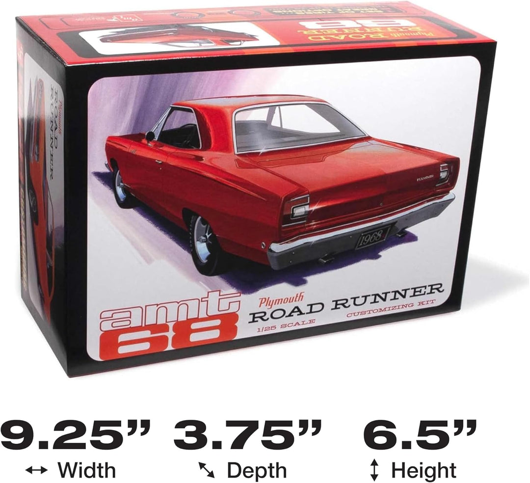 AMT 1968 Plymouth Road Runner Massstab 1:25 Modellbausatz