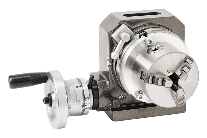 WABECO Teilapparat Ø 110 mm mit 3 Backenfutter 80 mm Rundtisch