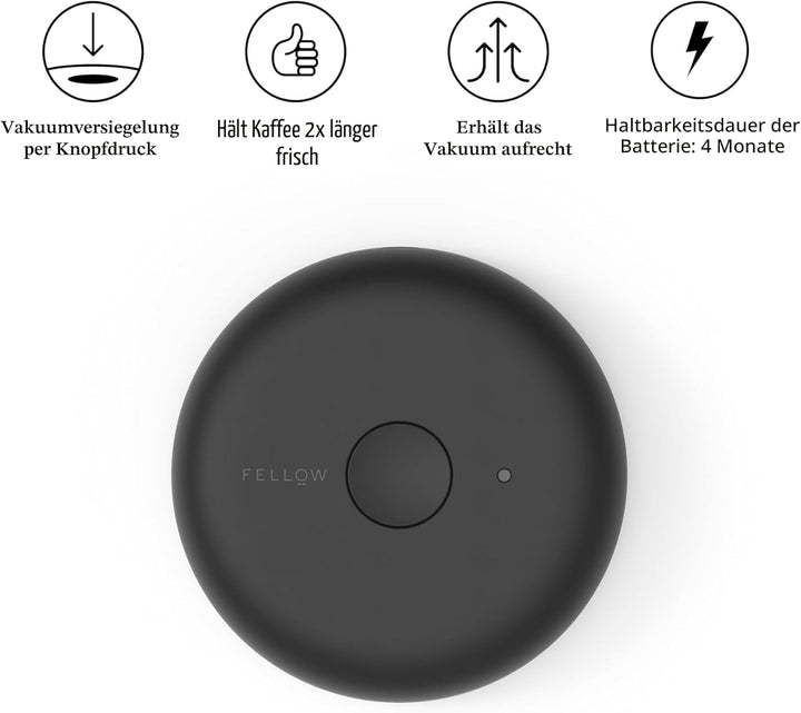 Fellow Atmos Elektrische Vakuumkanister & Vorratsbehälter – Luftdichte Kaffee- & Lebensmittelbehälte