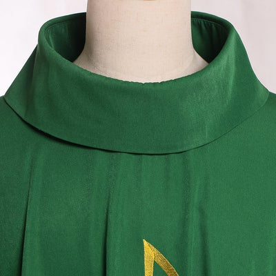 BLESSUME Kirche Priester Chasuble Gewänder Grün Einheitsgrösse Style#1, Einheitsgrösse Style#1
