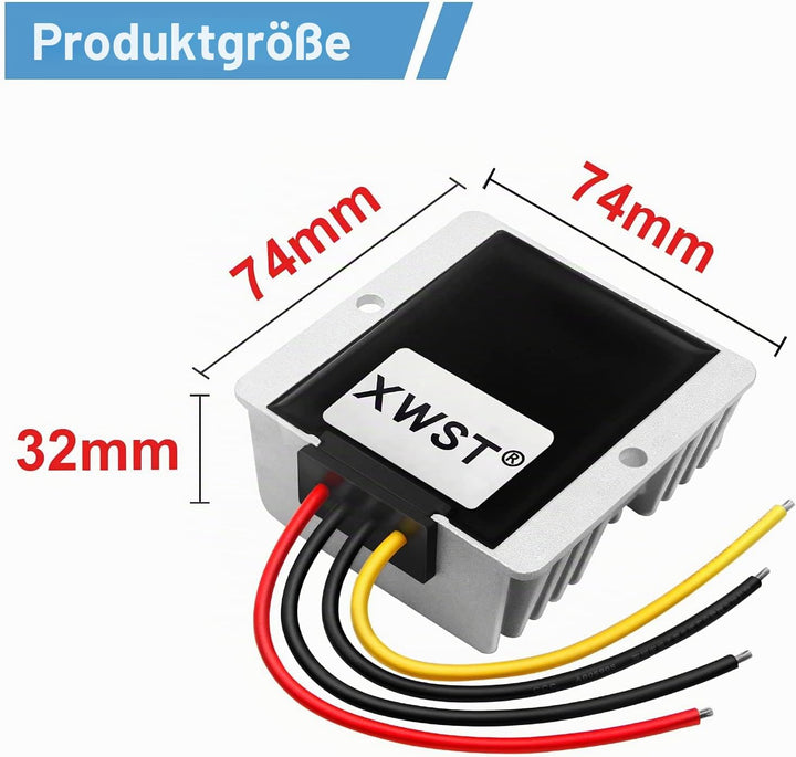 DC 9-36V 12V 24V auf 12V Converter Spannungswandler 5A 60W Auto Netzteil Wandler Konverter Transform