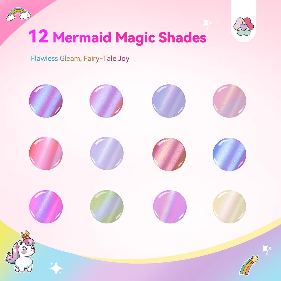 SAVILAND Nagellack Set auf Wasserbasis Peel Off Ngellack Mädchen Ungiftig Kit Pflanzlicher Nagellack