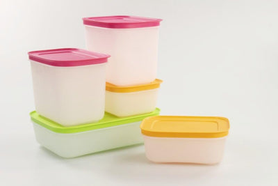 TUPPERWARE 1,1L (2) + 450ml (2) + 1,0 L Gefrier-Behälter Eiskristall 10103