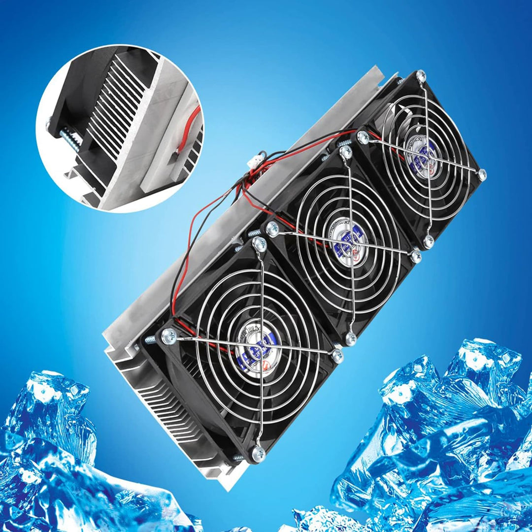 Drei-Kern 15A Keine Vibration Luftkühlung Gerät Kühlung 180W thermoelektrisches Kühlsystem für klein