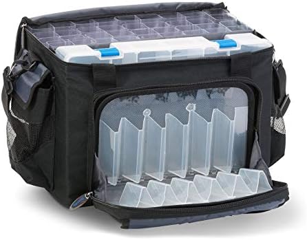 Aquantic Lure XL Köderorganizer mit Köderbox, viel Stauraum für Säulen und Vorhänge, Material: 100%