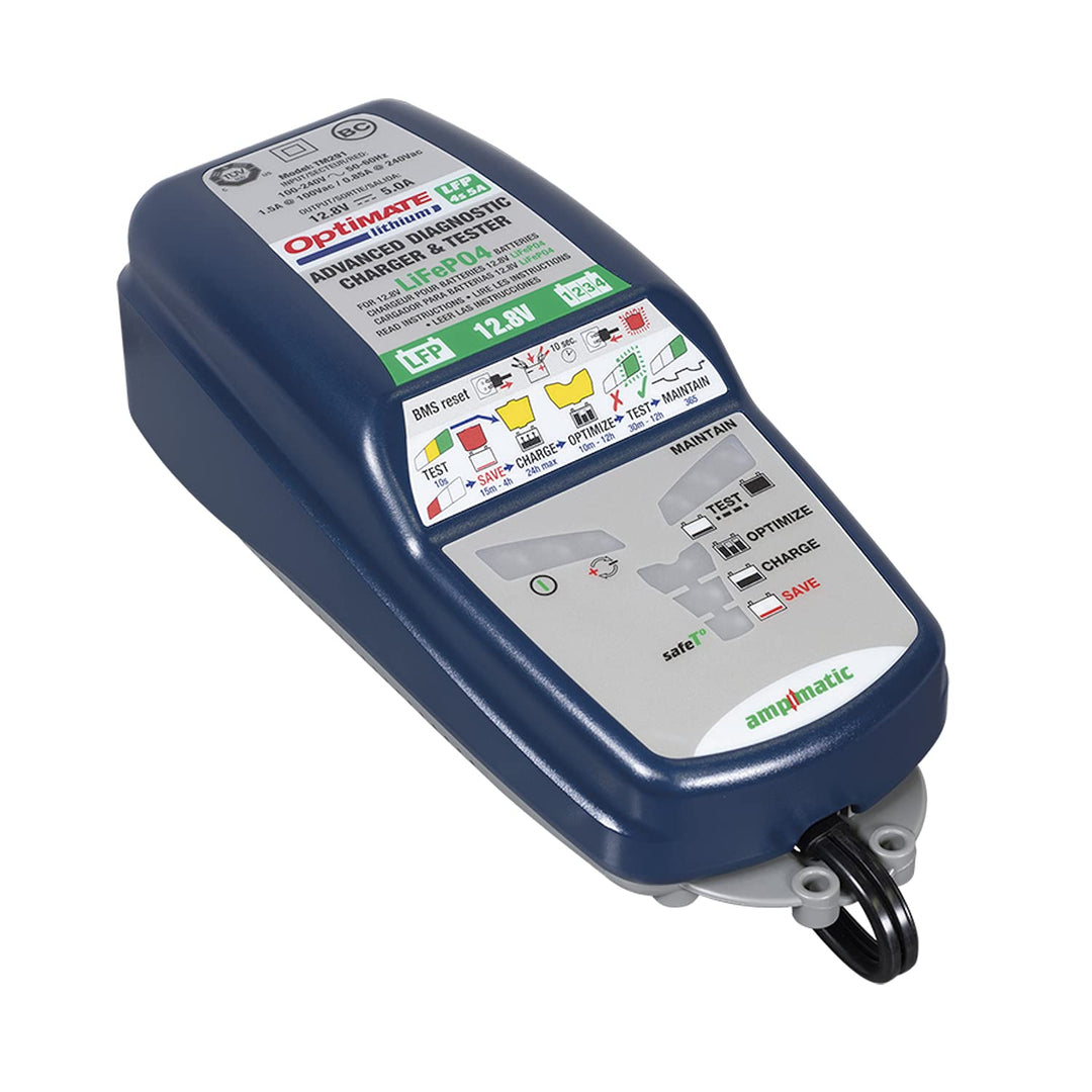 Optimate Lithium Batterieladegerät - speziell für Lithium Ionen Akkus von Tecmate