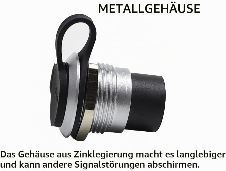 PENGLIN USB 2.0 Panel Mount Koppler 2 Stück, USB-Durchgangsanschluss, Buchse zu Buchse Bulkhead Exte